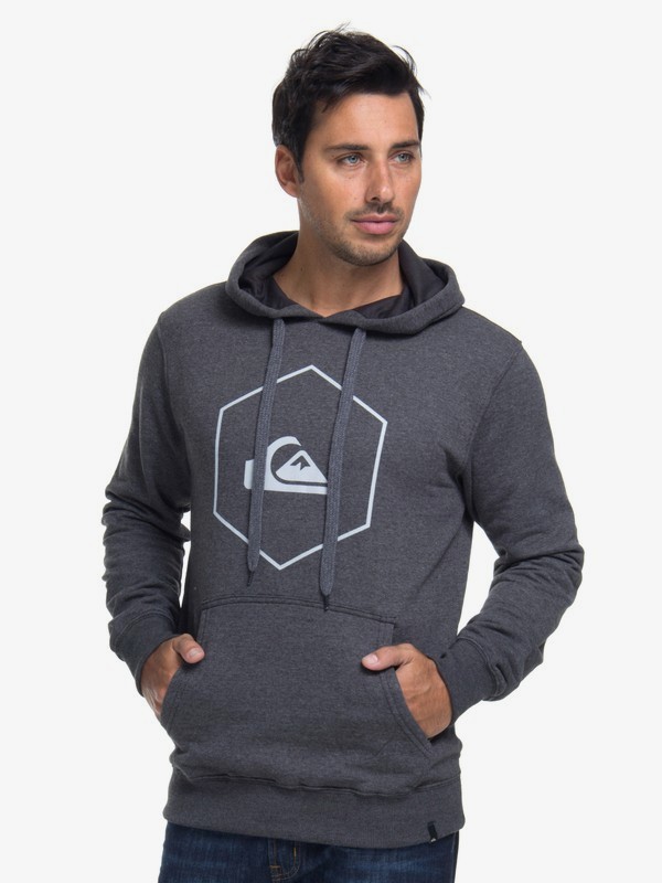 quiksilver, Moletom Canguru Fechado c/ Capuz Signature Quiksilver, TRUE BLAK / BALTIC BLUE (blk) 0 Moletom Canguru Fechado c/ Capuz Signature Quiksilver Preto BR65501779 Quiksilver