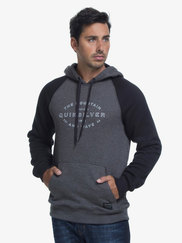quiksilver, Moletom Canguru Fechado Raglan c/ Capuz Stadium Color Block Quiksilver, TRUE BLAK / BALTIC BLUE (blk) 0 Moletom Canguru Fechado Raglan c/ Capuz Stadium Color Block Quiksilver Preto BR65501792 Quiksilver