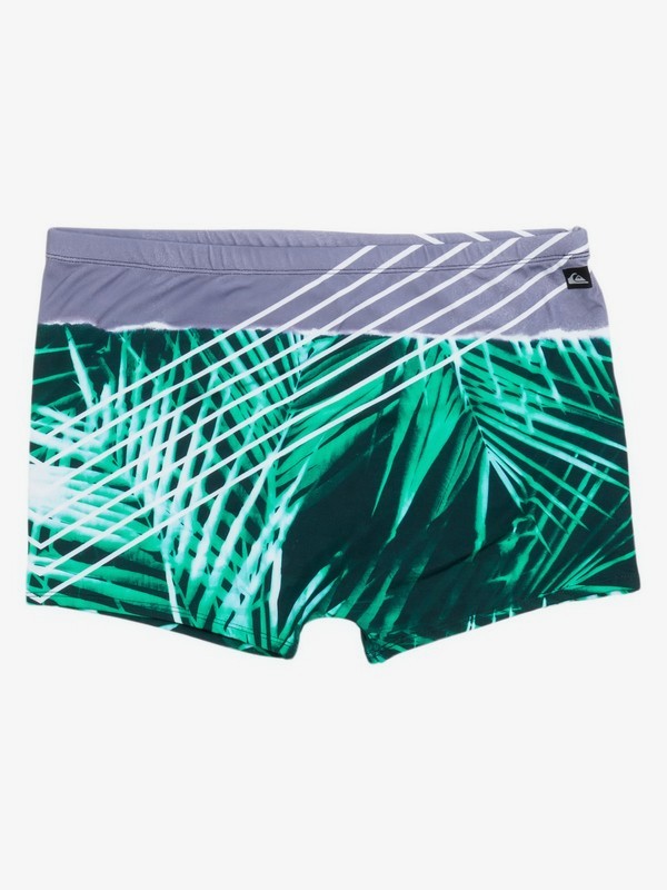 quiksilver, Sunga Boxer Estampada Slash Palm Quiksilver, ATLANTIC (bsd0) 0 Sunga Boxer Estampada Slash Palm Quiksilver Azul BR66581275 Quiksilver