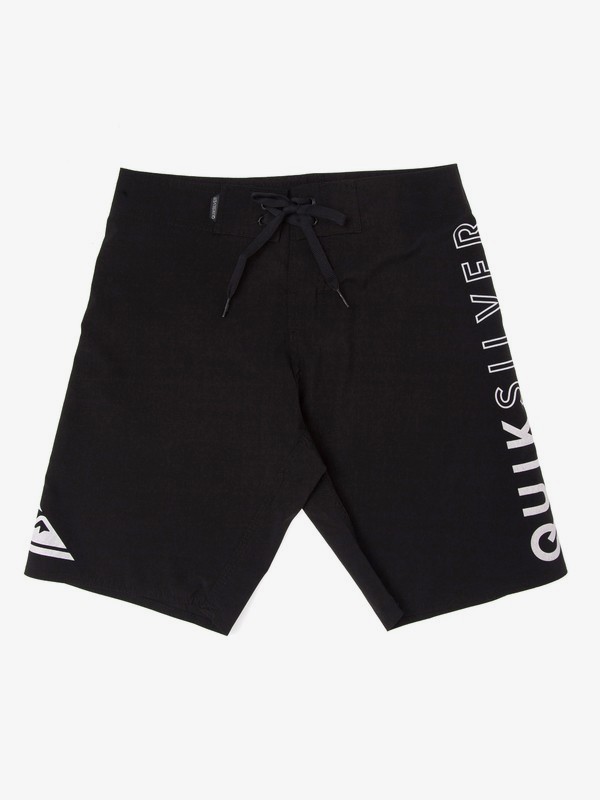 quiksilver, Boardshorts Juvenil Signature, TRUE BLAK / BALTIC BLUE (blk) 0 Boardshorts Juvenil Signature BR67011354 Quiksilver