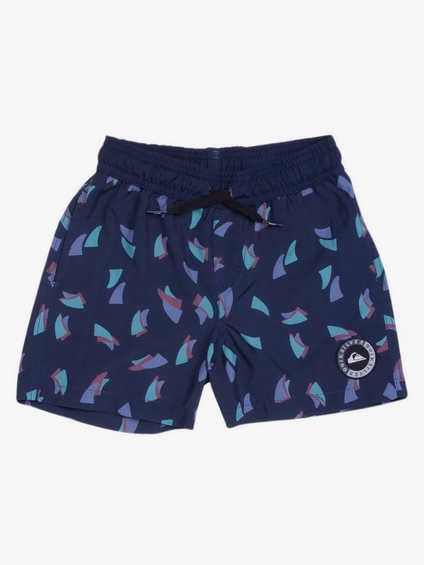 quiksilver, Bermuda Boardshort Infantil Pack Volley Quiksilver, NAVY (nav) 0 Bermuda Boardshort Infantil Pack Volley Quiksilver Azul BR67011438 Quiksilver