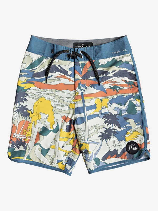 quiksilver, Bermuda Boardshort Juvenil Highline Feelin Fine 17" Quiksilver, STELLAR* (bnt6) 0 Bermuda Boardshort Juvenil Highline Feelin Fine 17" Quiksilver BR67011441 Quiksilver