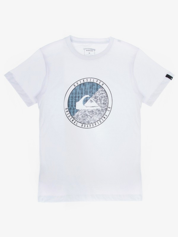 quiksilver, Camiseta Juvenil Board Quiksilver, WHITE (wht) 0 Camiseta Juvenil Board Quiksilver Branco BR68112124 Quiksilver
