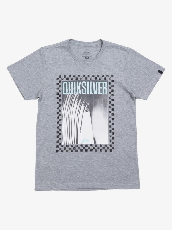 quiksilver, Camiseta Juvenil Quiver Quiksilver, GREY HEATHER* (grh) 0 Camiseta Juvenil Quiver Quiksilver Cinza BR68112129 Quiksilver