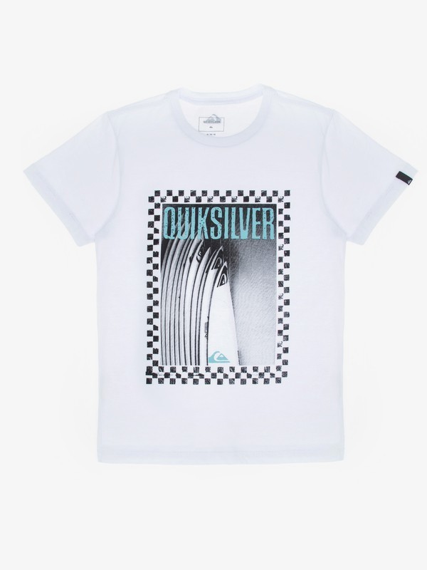 quiksilver, Camiseta Juvenil Quiver Quiksilver, WHITE (wht) 0 Camiseta Juvenil Quiver Quiksilver Branco BR68112129 Quiksilver