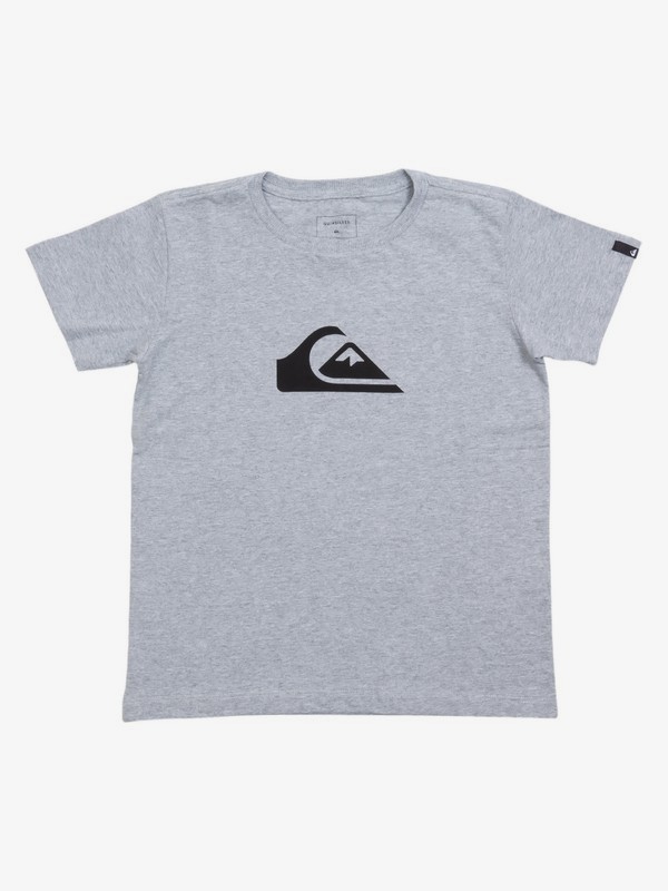 quiksilver, Camiseta Infantil Básica Quiksilver, GREY HEATHER* (grh) 0 Camiseta Infantil Básica Quiksilver Cinza BR68112139 Quiksilver