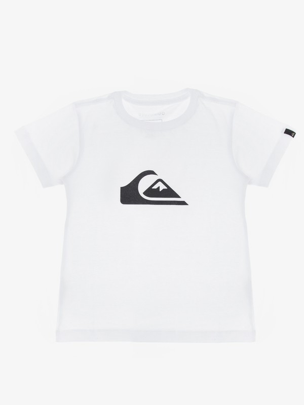 quiksilver, Camiseta Infantil Básica Quiksilver, WHITE (wht) 0 Camiseta Infantil Básica Quiksilver Branco BR68112139 Quiksilver