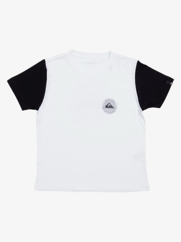 quiksilver, Camiseta Infantil Circle Dots Quiksilver, SNOW WHITE (wht) 0 Camiseta Infantil Circle Dots Quiksilver Branco BR68112140 Quiksilver
