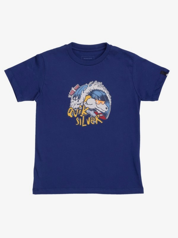 quiksilver, Camiseta Infantil Hello Quiksilver, MEDIEVAL BLUE* (bte0) 0 Camiseta Infantil Hello Quiksilver Azul BR68112178 Quiksilver