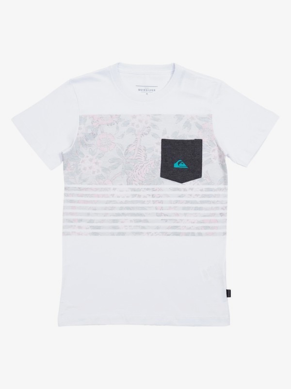 quiksilver, Camiseta Juvenil Silent Fury Boys Quiksilver, WHITE (wht) 0 Camiseta Juvenil Silent Fury Boys Quiksilver Branco BR68141324 Quiksilver
