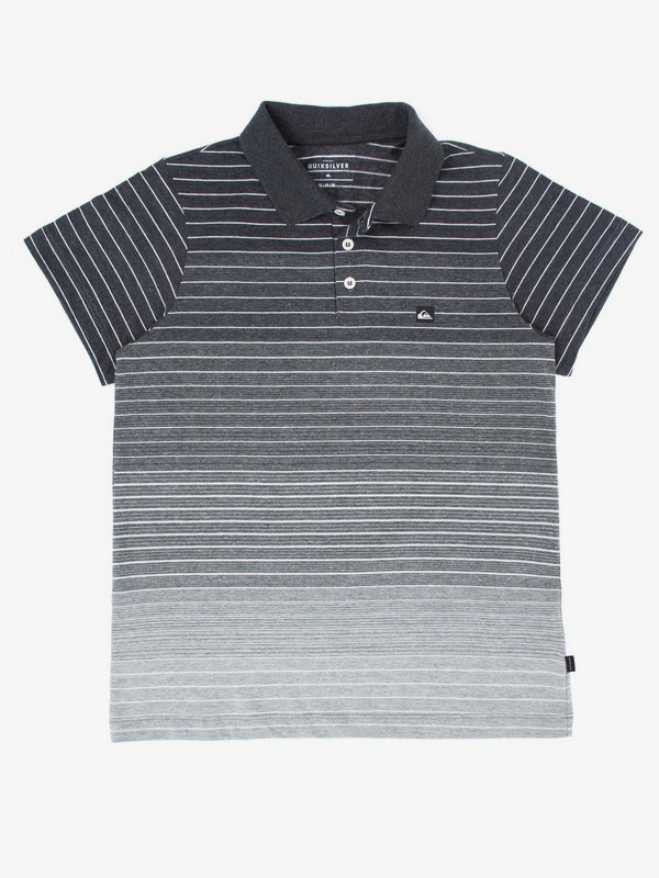quiksilver, Camiseta Polo Juvenil Apac Quiksilver, BLACK HEATHER (bkhe) 0 Camiseta Polo Juvenil Apac Quiksilver Cinza BR68161089 Quiksilver