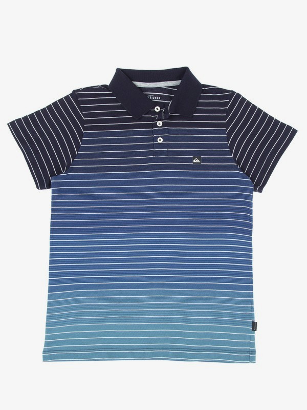 quiksilver, Camiseta Polo Juvenil Apac Quiksilver, DARK DENIM (brq0) 0 Camiseta Polo Juvenil Apac Quiksilver Azul BR68161089 Quiksilver