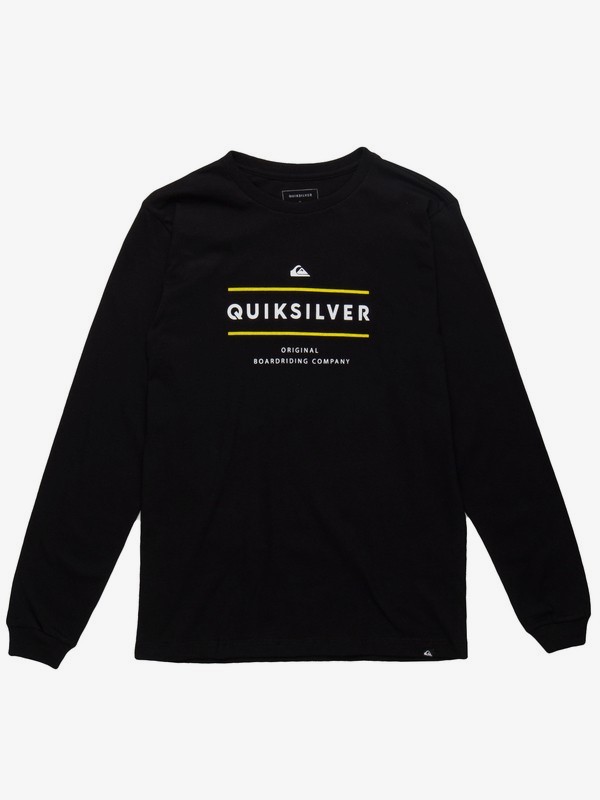 quiksilver, Camiseta Manga Longa Juvenil Reverso Surfo Quiksilver, TRUE BLAK / BALTIC BLUE (blk) 0 Camiseta Manga Longa Juvenil Reverso Surfo Quiksilver Preto BR68171090 Quiksilver