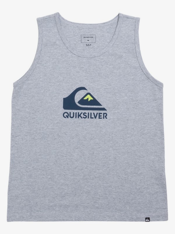 quiksilver, Camiseta Regata Juvenil Vice Versa Quiksilver, GREY HEATHER (grh) 0 Camiseta Regata Juvenil Vice Versa Quiksilver Cinza BR68231168 Quiksilver