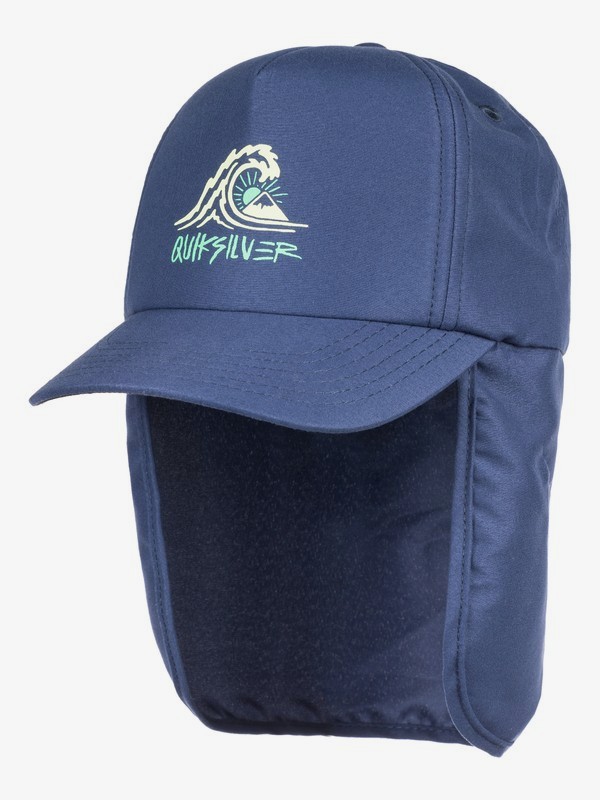 quiksilver, Boné Infantil com Proteção Flap Magic Quiksilver, BIJOU BLUE (bng0) 0 Boné Infantil com Proteção Flap Magic Quiksilver BR78802938 Quiksilver