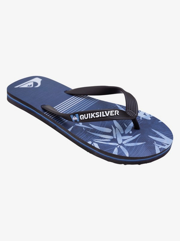 quiksilver, MOLOKAI GRAPHIC (ZEN), JET BLACK/NIET BLUE (xkbb) 0 MOLOKAI GRAPHIC (ZEN) BRAQYL100658L Quiksilver