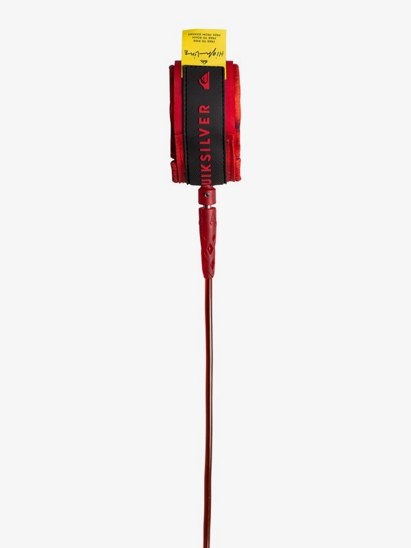 quiksilver, Highline - Surfboard Leash, RED (red) 0 Highline - Surfboard Leash Red EGLHHLINE7 Quiksilver
