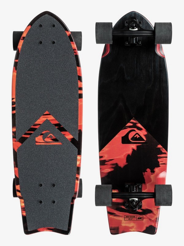 quiksilver, Night Marcher Skateboard Complete, TANGERINE TANGO (nza0) 0 Night Marcher Skateboard Complete Orange EGLNIGHTMA Quiksilver