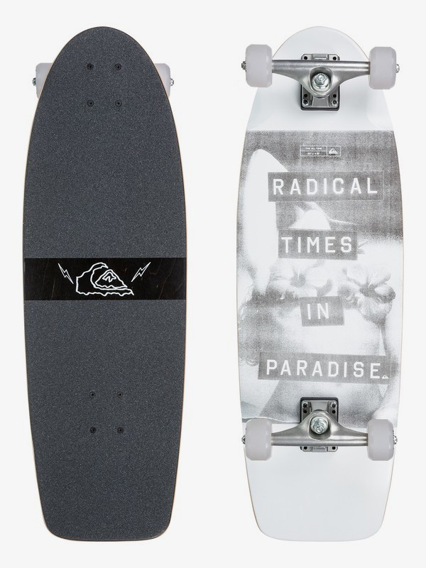 quiksilver, All Time Skateboard, ASH (sfv0) 0 All Time Skateboard Grey EGLSALTUS Quiksilver