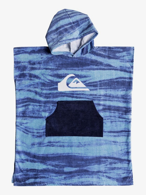 quiksilver, Hoody Surf Poncho, SKY BLUE (bgc0) 0 Hoody Surf Poncho Blue EQBAA03060 Quiksilver