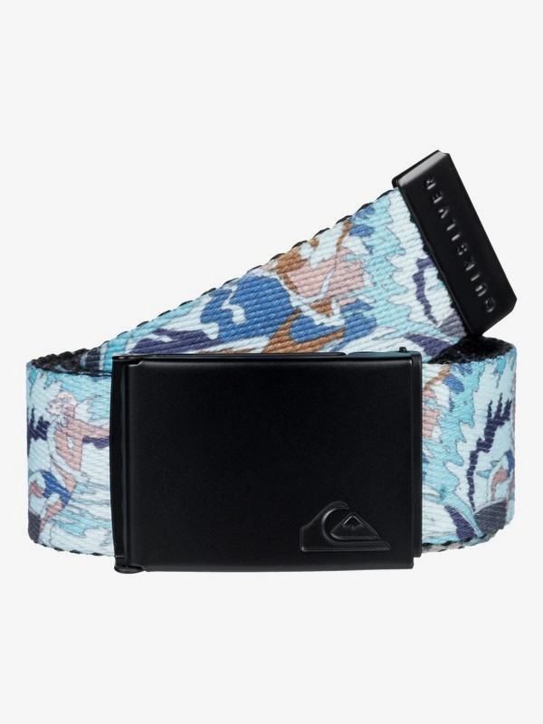 quiksilver, Boy's 8-16 The Jam Reversible Webbing Belt, BLACK (kvj0) 0 Boy's 8-16 The Jam Reversible Webbing Belt Black EQBAA03065 Quiksilver