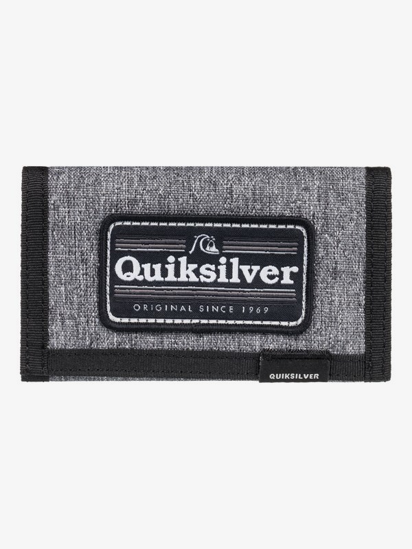 quiksilver, The Everydaily - Tri-Fold Wallet, DARK GREY HEATHER (krph) 0 The Everydaily - Tri-Fold Wallet Black EQBAA03068 Quiksilver