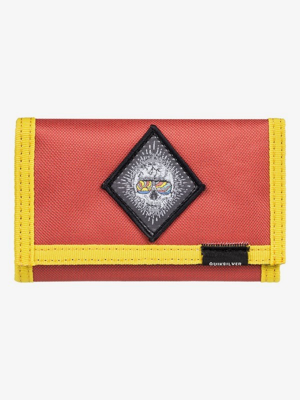 quiksilver, The Everydaily - Tri-Fold Wallet, BURNT BRICK (mpm0) 0 The Everydaily - Tri-Fold Wallet Pink EQBAA03068 Quiksilver