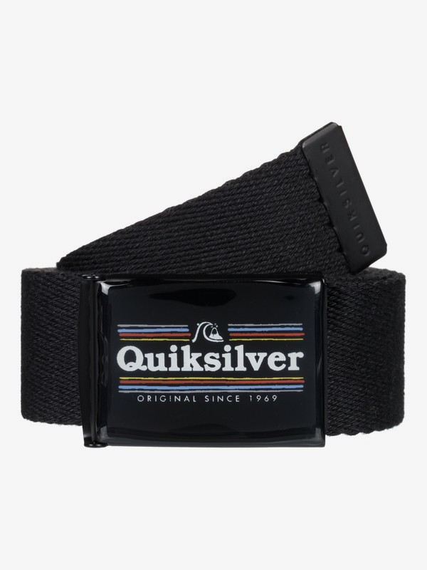quiksilver, Imabuckle Webbing Belt, BLACK (kvj0) 0 Imabuckle Webbing Belt Black EQBAA03073 Quiksilver