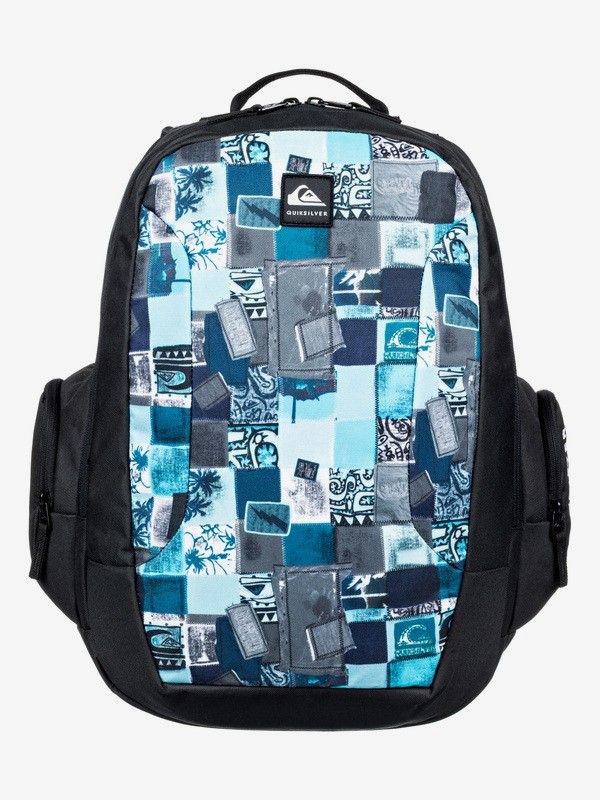 quiksilver, Schoolie 30L - Large Backpack, BLUE ATOLL (bkr0) 0 Schoolie 30L - Large Backpack Blue EQBBP03036 Quiksilver