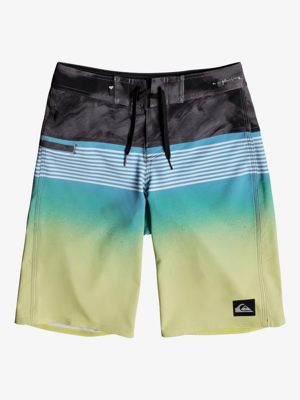 quiksilver, Boy's 8-16 Highline Lava Division 19" Boardshorts, CYAN BLUE (bkv6) 0 Boy's 8-16 Highline Lava Division 19" Boardshorts Blue EQBBS03232 Quiksilver