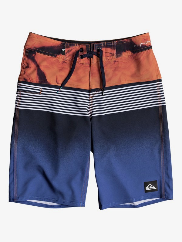 quiksilver, Boy's 8-16 Highline Lava Division 19" Boardshorts, NAVY BLAZER (byj6) 0 Boy's 8-16 Highline Lava Division 19" Boardshorts EQBBS03232 Quiksilver