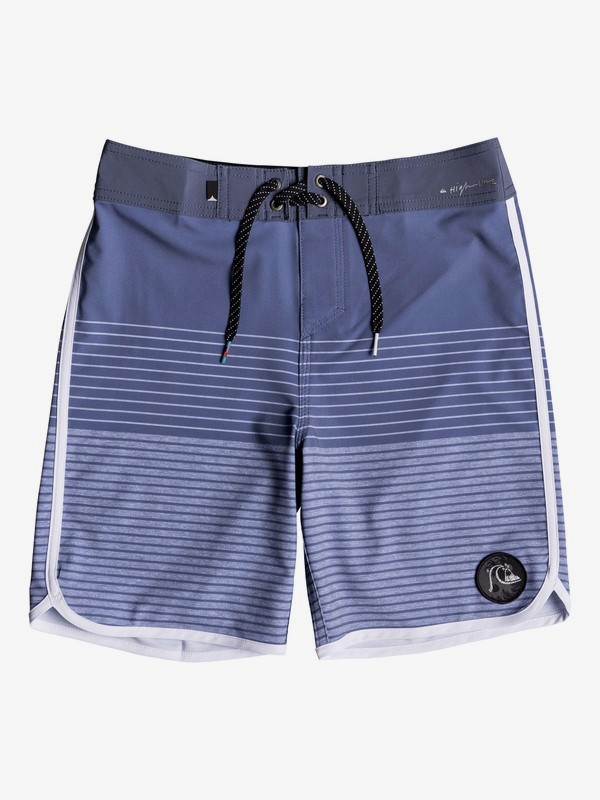 quiksilver, Boy's 8-16 Highline Tijuana Scallop 17" Boardshorts, BIJOU BLUE (bng0) 0 Boy's 8-16 Highline Tijuana Scallop 17" Boardshorts Blue EQBBS03301 Quiksilver