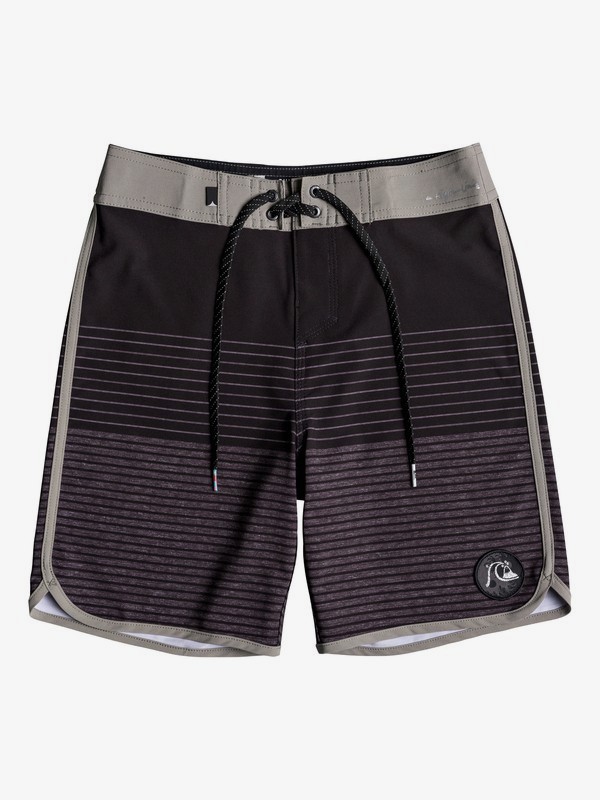 quiksilver, Boy's 8-16 Highline Tijuana Scallop 17" Boardshorts, IRON GATE (kzm0) 0 Boy's 8-16 Highline Tijuana Scallop 17" Boardshorts Black EQBBS03301 Quiksilver