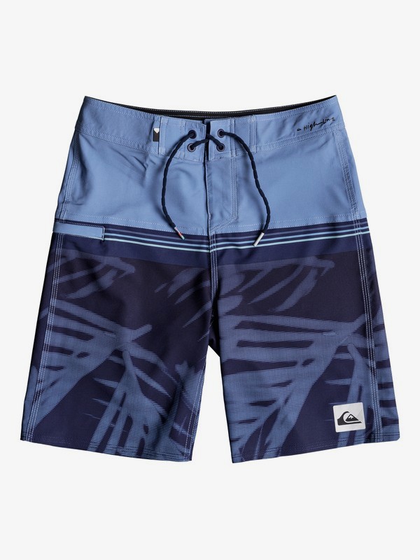 quiksilver, Boy's 8-16 Highline Zen Division 18" Boardshorts, MEDIEVAL BLUE (bte6) 0 Boy's 8-16 Highline Zen Division 18" Boardshorts Blue EQBBS03306 Quiksilver