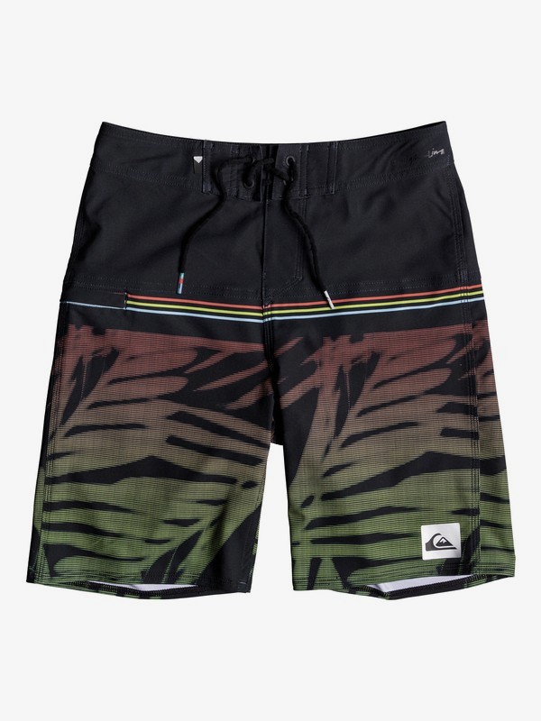 quiksilver, Boy's 8-16 Highline Zen Division 18" Boardshorts, BLACK (kvj7) 0 Boy's 8-16 Highline Zen Division 18" Boardshorts Black EQBBS03306 Quiksilver