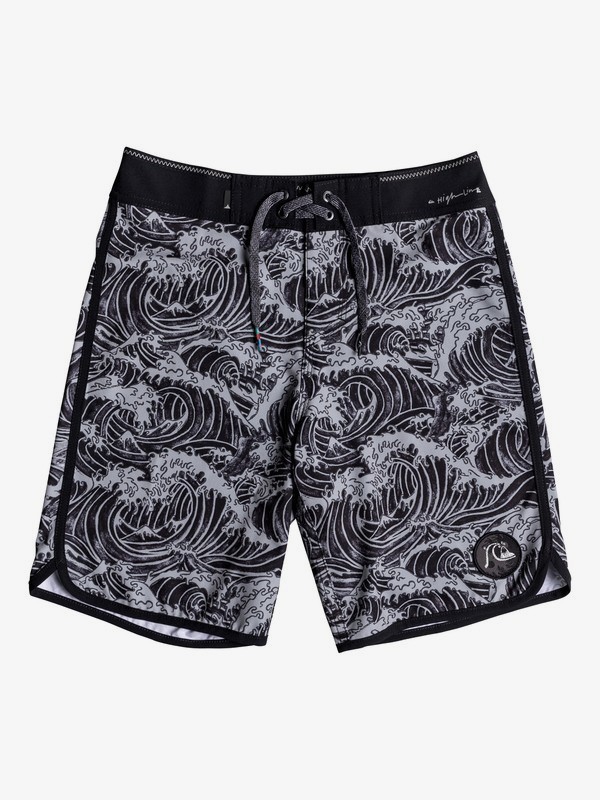 quiksilver, Boy's 8-16 Highline Legend 17" Boardshorts, BLACK (kvj6) 0 Boy's 8-16 Highline Legend 17" Boardshorts Black EQBBS03313 Quiksilver