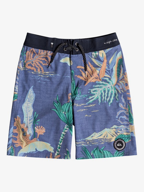 quiksilver, Boy's 8-16 Highline Variable 18" Boardshorts, BIJOU BLUE (bng6) 0 Boy's 8-16 Highline Variable 18" Boardshorts Blue EQBBS03315 Quiksilver