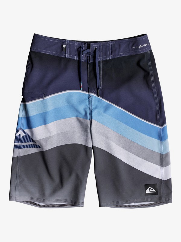 quiksilver, Boy's 8-16 Highline Slab 19" Boardshorts, MEDIEVAL BLUE (bte6) 0 Boy's 8-16 Highline Slab 19" Boardshorts EQBBS03316 Quiksilver