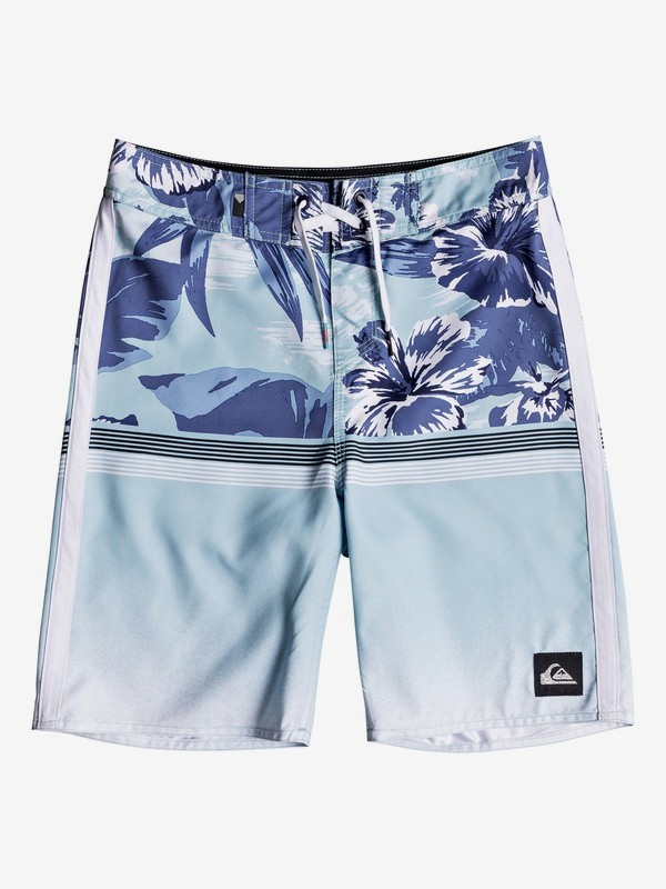 quiksilver, Boy's 8-16 Divide 18" Boardshorts, MEDIEVAL BLUE (bte6) 0 Boy's 8-16 Divide 18" Boardshorts Blue EQBBS03322 Quiksilver