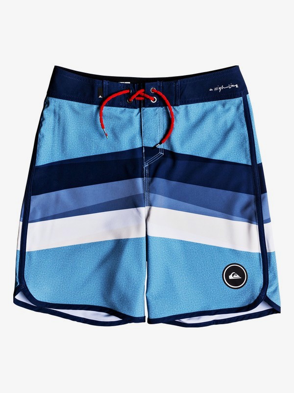 quiksilver, Boy's 8-16 Highline Reverse 17" Boardshorts, BIJOU BLUE (bng6) 0 Boy's 8-16 Highline Reverse 17" Boardshorts Blue EQBBS03329 Quiksilver