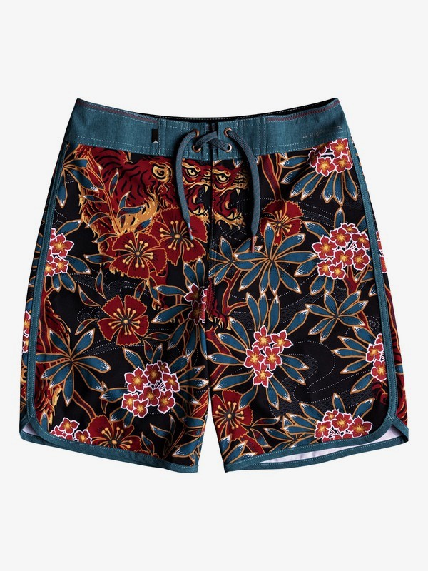 quiksilver, Boy's 8-16 Highline Silent Fury 17" Boardshorts, TAPESTRY (bph6) 0 Boy's 8-16 Highline Silent Fury 17" Boardshorts Blue EQBBS03331 Quiksilver