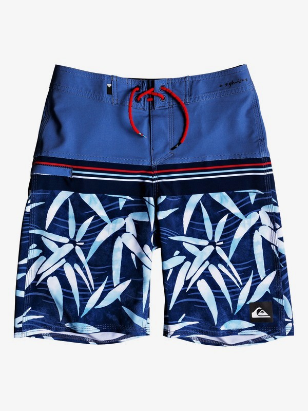 quiksilver, Boy's 8-16 Highline Zen Division 18" Boardshorts, MEDIEVAL BLUE (bte6) 0 Boy's 8-16 Highline Zen Division 18" Boardshorts Blue EQBBS03333 Quiksilver