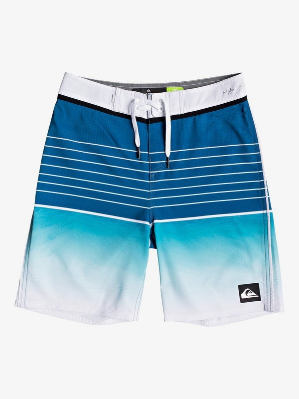 quiksilver, Boy's 8-16 Highline Slab 17" Boardshorts, TURQUOISE (bly6) 0 Boy's 8-16 Highline Slab 17" Boardshorts Blue EQBBS03343 Quiksilver