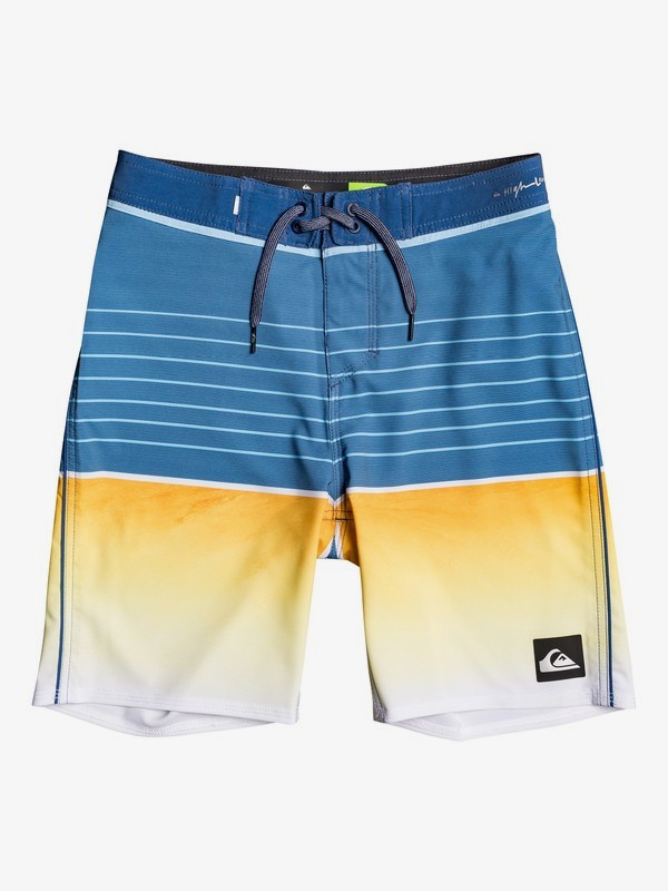 quiksilver, Boy's 8-16 Highline Slab 17" Boardshorts, TRUE NAVY (bzp6) 0 Boy's 8-16 Highline Slab 17" Boardshorts Blue EQBBS03343 Quiksilver