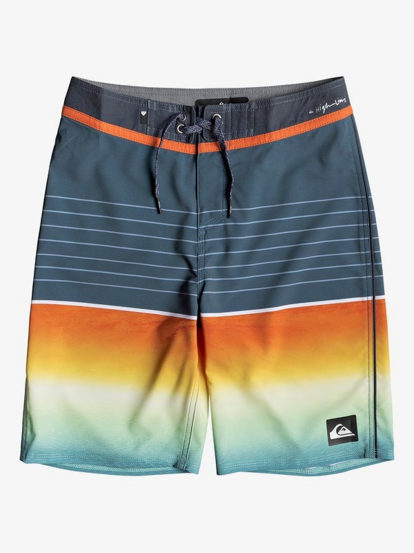 quiksilver, Boy's 8-16 Highline Slab 18" Boardshorts, EBONY (ksd6) 0 Boy's 8-16 Highline Slab 18" Boardshorts Black EQBBS03344 Quiksilver