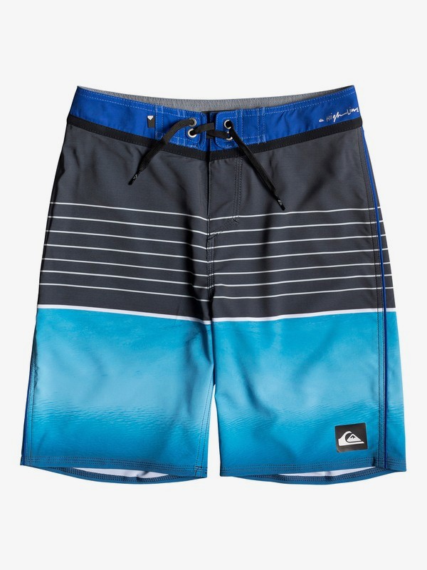 quiksilver, Boy's 8-16 Highline Slab 18" Boardshorts, ELECTRIC ROYAL (prm6) 0 Boy's 8-16 Highline Slab 18" Boardshorts Purple EQBBS03344 Quiksilver