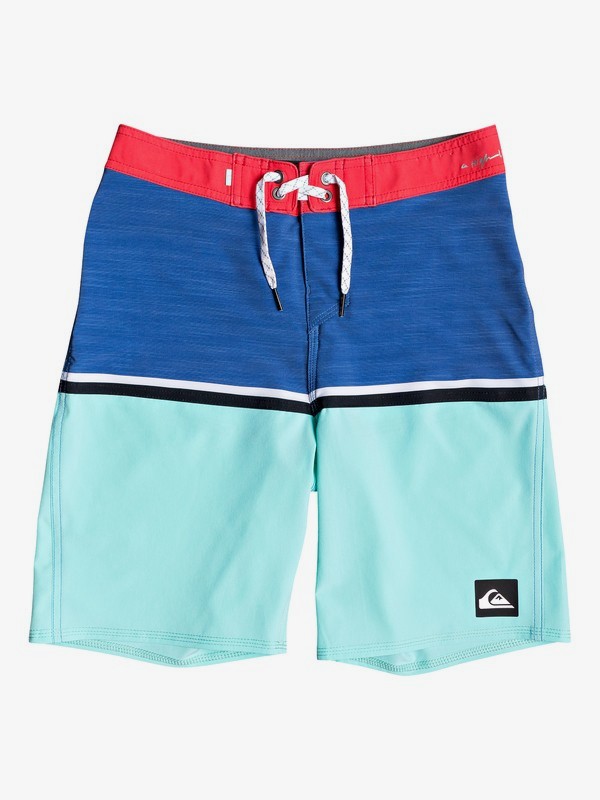 quiksilver, Boy's 8-16 Highline Division 18" Boardshorts, AQUA SPLASH (bzg6) 0 Boy's 8-16 Highline Division 18" Boardshorts Blue EQBBS03348 Quiksilver