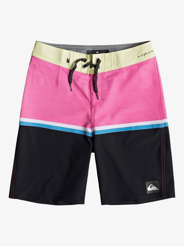 quiksilver, Boy's 8-16 Highline Division 18" Boardshorts, YELLOW IRIS (yzj6) 0 Boy's 8-16 Highline Division 18" Boardshorts Yellow EQBBS03348 Quiksilver