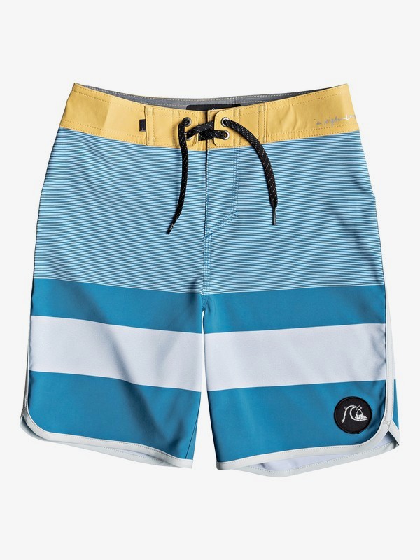 quiksilver, Boy's 8-16 Highline Tijuana 17" Boardshorts, SOUTHERN OCEAN (bpb0) 0 Boy's 8-16 Highline Tijuana 17" Boardshorts Blue EQBBS03349 Quiksilver