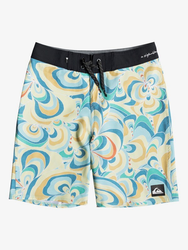 quiksilver, Boy's 8-16 Highline Voodoo 18" Boardshorts, YELLOW IRIS (yzj6) 0 Boy's 8-16 Highline Voodoo 18" Boardshorts Yellow EQBBS03356 Quiksilver